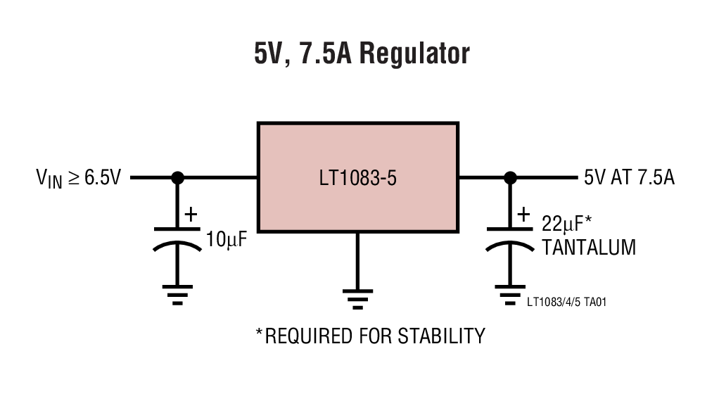 lt1085固定版本电路图