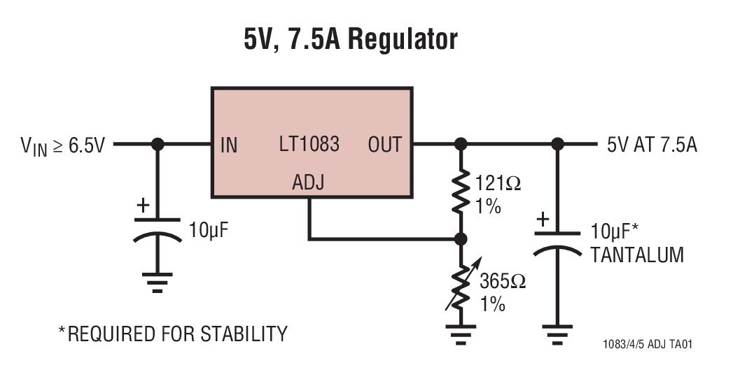 lt1084正电源线性稳压器(ldo)参数介绍及中文pdf下载