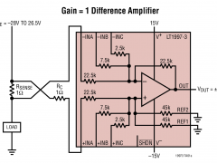 LT1997-3差动放大器参数介绍及中文PDF下载