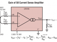 LT6105电流检测放大器参数介绍及中文PDF下载