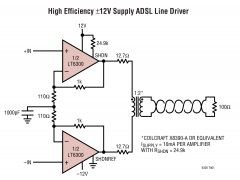 LT6300高输出电流放大器(≥100mA)参数介绍及中文PDF下载