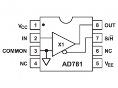 AD781采样/跟踪保持放大器参数介绍及中文PDF下载
