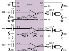 LT6557高输出电流放大器(≥100mA)参数介绍及中文PDF下载