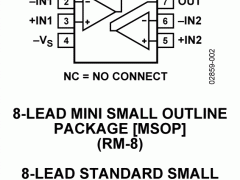 AD8092视频运算放大器（运算放大器）参数介绍及中文PDF下载