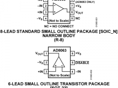 AD8063低噪声放大器(≤10nV/√Hz)参数介绍及中文PDF下载