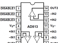 AD813视频运算放大器（运算放大器）参数介绍及中文PDF下载