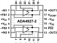 ADA4927-2单端转差分放大器参数介绍及中文PDF下载