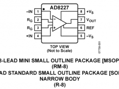 AD8227仪表放大器参数介绍及中文PDF下载