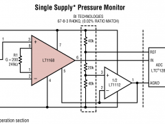 LT1168仪表放大器参数介绍及中文PDF下载