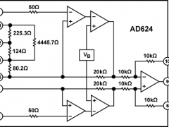 AD624仪表放大器参数介绍及中文PDF下载