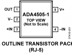 ADA4505-1低输入偏置电流放大器(<100pA)参数介绍及中文PDF下载