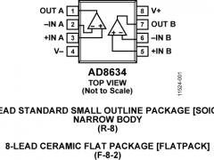 AD8634高压放大器(≥12V)参数介绍及中文PDF下载