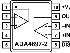 ADA4897-2低噪声放大器(≤10nV/√Hz)参数介绍及中文PDF下载