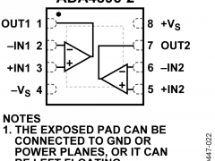 ADA4896-2低噪声放大器(≤10nV/√Hz)参数介绍及中文PDF下载