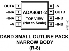 ADA4091-2低功耗放大器(<1mA/放大器)参数介绍及中文PDF下载