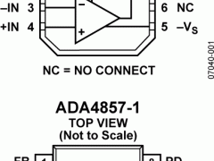 ADA4857-1高速运算放大器（带宽≥50MHz）参数介绍及中文PDF下载