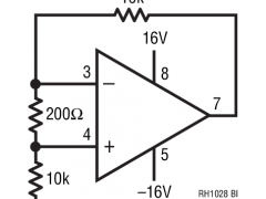 RH1128M精密放大器(Vos<1mV且TCVos<2uV/C)参数介绍及中文PDF下载