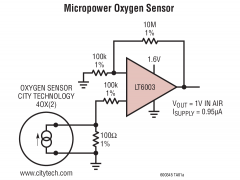 LT6003低输入偏置电流放大器(<100pA)参数介绍及中文PDF下载