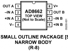 AD8662低噪声放大器(≤10nV/√Hz)参数介绍及中文PDF下载