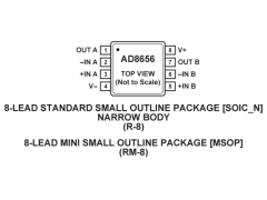 AD8656精密放大器(Vos<1mV且TCVos<2uV/C)参数介绍及中文PDF下载