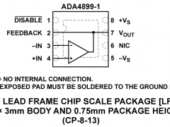 ADA4899-1高压放大器(≥12V)参数介绍及中文PDF下载