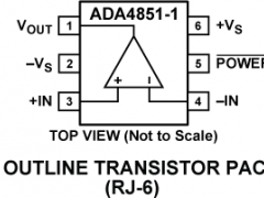 ADA4851-1低噪声放大器(≤10nV/√Hz)参数介绍及中文PDF下载