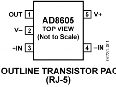 AD8605精密放大器(Vos<1mV且TCVos<2uV/C)参数介绍及中文PDF下载