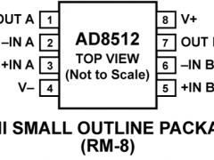AD8512低输入偏置电流放大器(<100pA)参数介绍及中文PDF下载