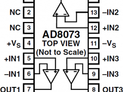 AD8073低噪声放大器(≤10nV/√Hz)参数介绍及中文PDF下载