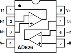 AD826高速运算放大器（带宽≥50MHz）参数介绍及中文PDF下载