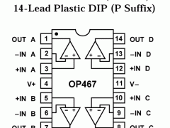 OP467低噪声放大器(≤10nV/√Hz)参数介绍及中文PDF下载