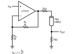 LT1217低噪声放大器(≤10nV/√Hz)参数介绍及中文PDF下载