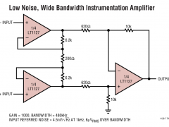 LT1126低噪声放大器(≤10nV/√Hz)参数介绍及中文PDF下载