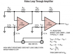 LT1229电流反馈运算放大器参数介绍及中文PDF下载