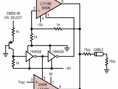 LT1190高压放大器(≥12V)参数介绍及中文PDF下载