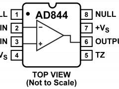 AD844精密放大器(Vos<1mV且TCVos<2uV/C)参数介绍及中文PDF下载