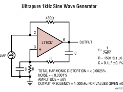 LT1007高压放大器(≥12V)参数介绍及中文PDF下载