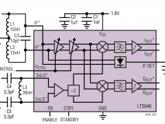 LT5546低功耗RF收发器参数介绍及中文PDF下载