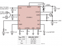 LTC4090-3USB电源管理器（PowerPath、电池充电器）参数介绍及中文PDF下载