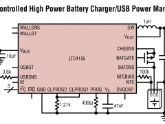 LTC4155USB电源管理器（PowerPath、电池充电器）参数介绍及中文PDF下载