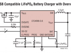 LTC4098-3.6USB电源管理器（PowerPath、电池充电器）参数介绍及中文PDF下载