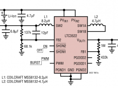 LTC3522多拓扑DC/DC参数介绍及中文PDF下载