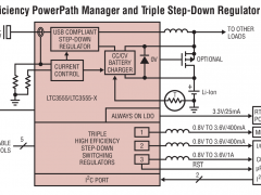 LTC3555PMIC（DC/DC、PowerPath和电池充电器）参数介绍及中文PDF下载