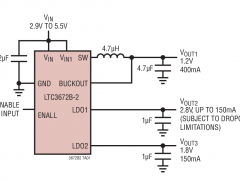 LTC3672B-2内部电源开关降压稳压器参数介绍及中文PDF下载