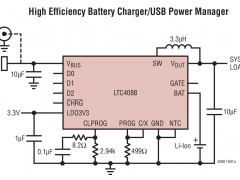 LTC4088USB电源管理器（PowerPath、电池充电器）参数介绍及中文PDF下载