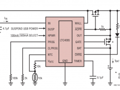 LTC4085USB电源管理器（PowerPath、电池充电器）参数介绍及中文PDF下载