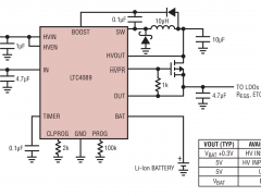 LTC4089USB电源管理器（PowerPath、电池充电器）参数介绍及中文PDF下载