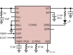 LTC4055USB电源管理器（PowerPath、电池充电器）参数介绍及中文PDF下载