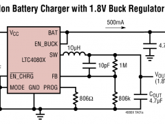 LTC4080X电池充电器+DC/DC参数介绍及中文PDF下载