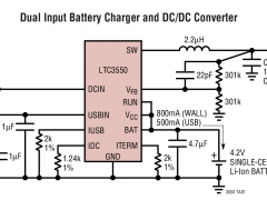LTC3550电池充电器+DC/DC参数介绍及中文PDF下载